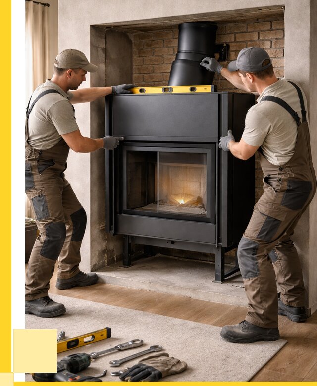 Установка каминных топок в Северодвинске под ключ от 18218 р. | ЭриданСвр