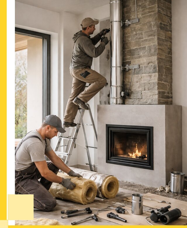 Монтаж дымоходов для каминов в Северодвинске от 15182 р. ЭриданСвр