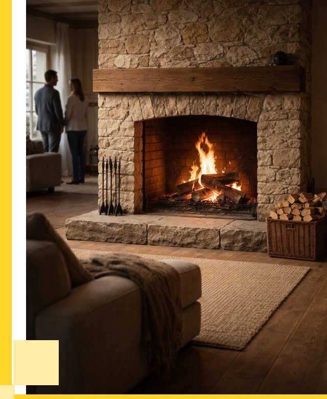 Открытые камины под ключ в Северодвинске от 151815 р. ЭриданСвр