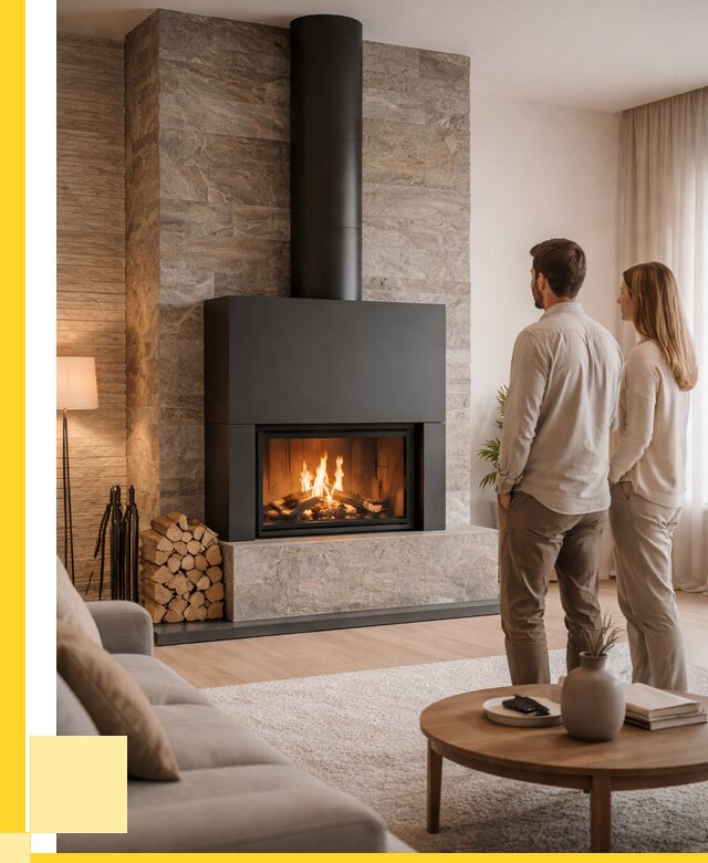 Закрытые камины под ключ в Северодвинске от 121452 р., ЭриданСвр