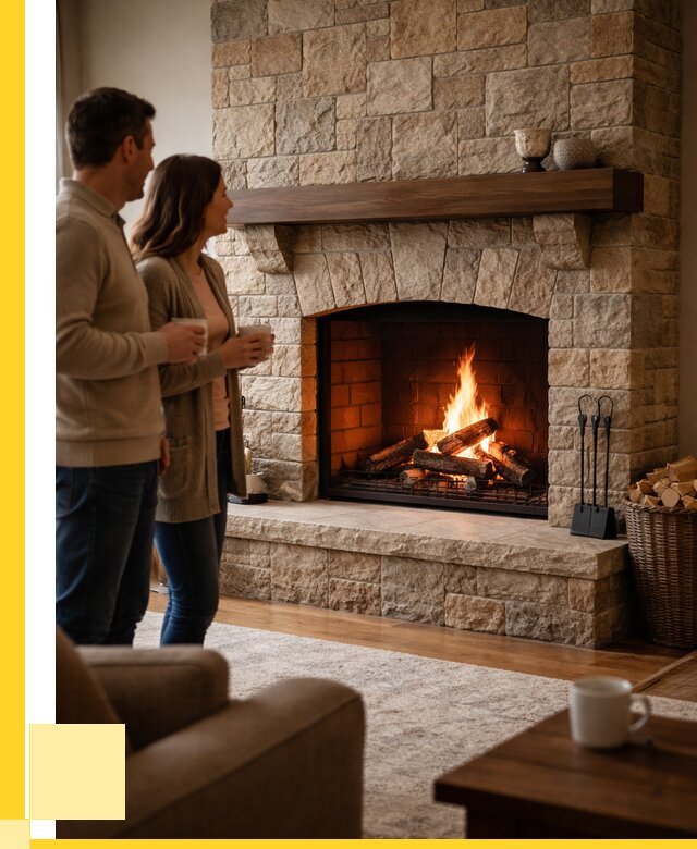 Каменные камины на заказ в Северодвинске от 182178 р. | ЭриданСвр