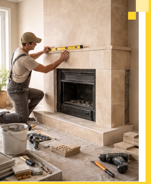 Установка и монтаж каминов в частном доме под ключ в Северодвинске