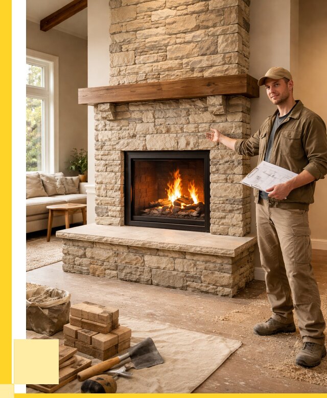 Камины под ключ в Северодвинске от 182178 р. | ЭриданСвр — установка