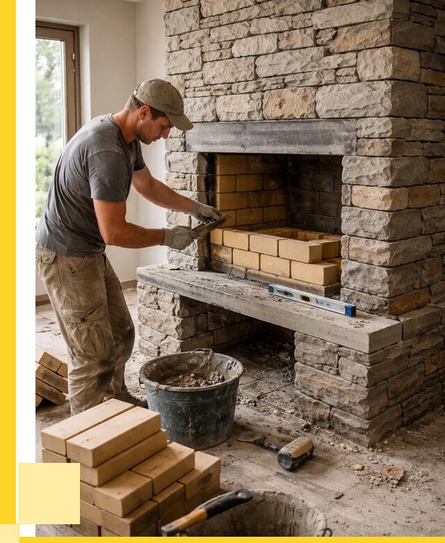 Кладка каминов и камина в Северодвинске от 25303 р. ЭриданСвр