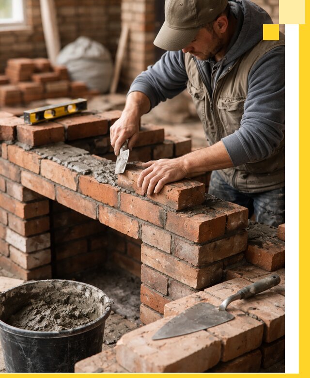 Кладка каминов под ключ в Северодвинске профессиональная отделка и монтаж