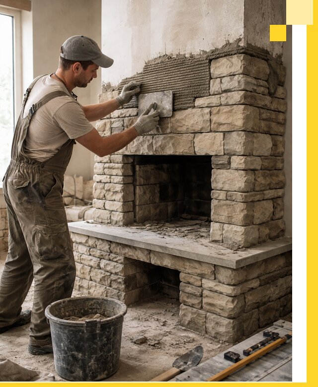 Строительство каминов под ключ в Северодвинске от проектирования до монтажа