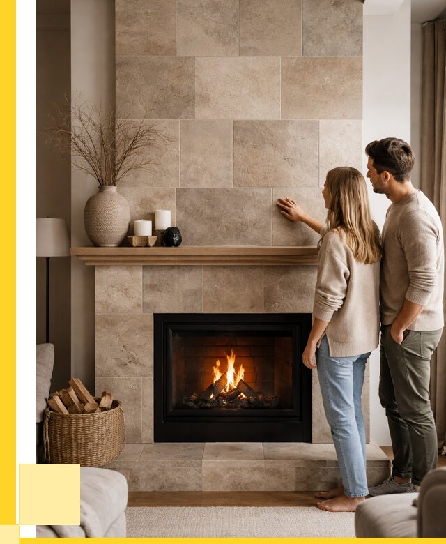 Облицовка каминов керамогранитом в Северодвинске от 4554 р. | ЭриданСвр