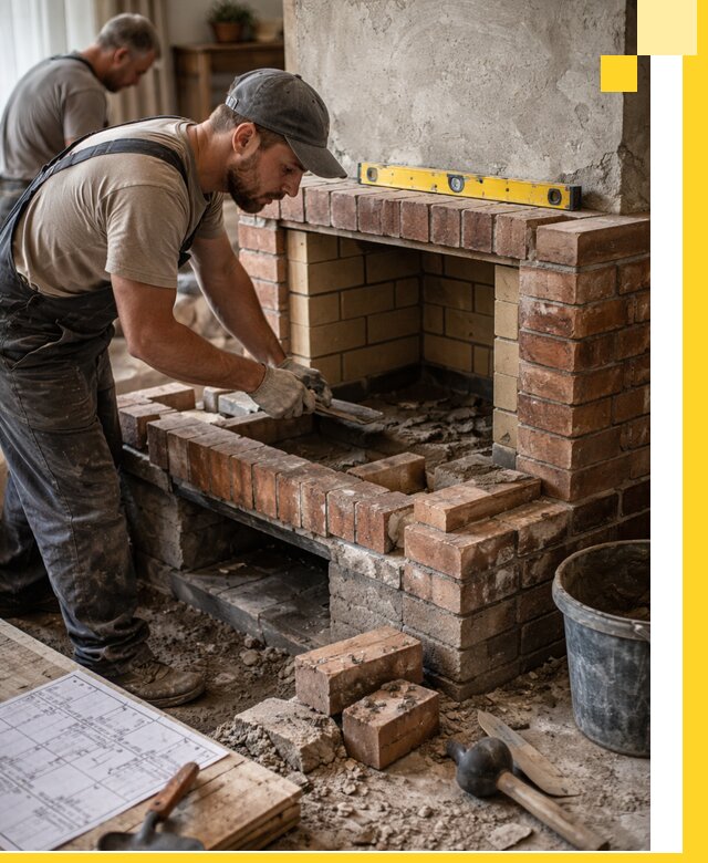 Изготовление и установка каминопечей под ключ в Северодвинске