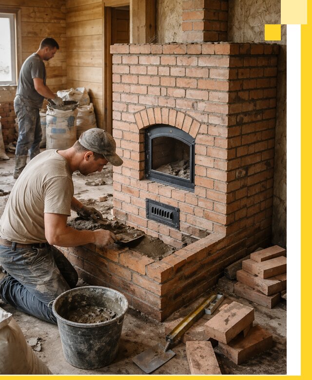 Профессиональное строительство печей в Северодвинске под ключ