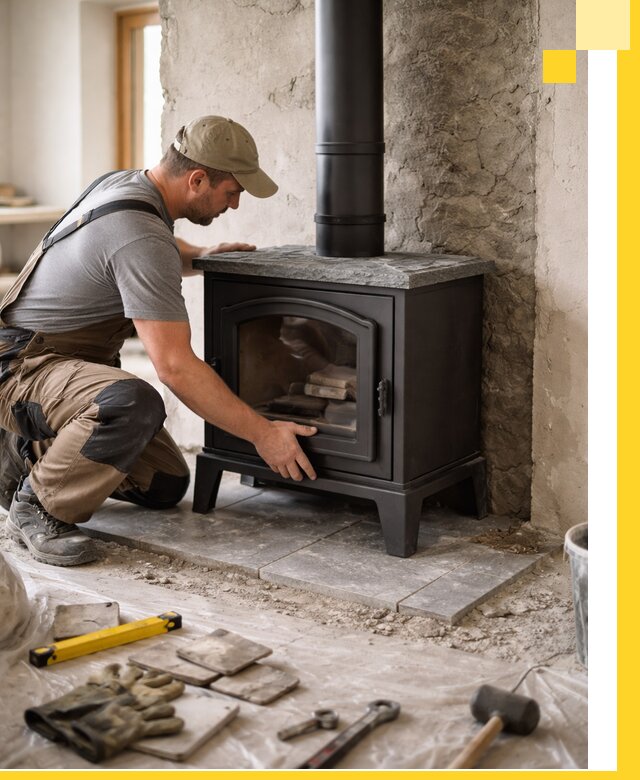 Профессиональный монтаж печей и каминов в Северодвинске под ключ