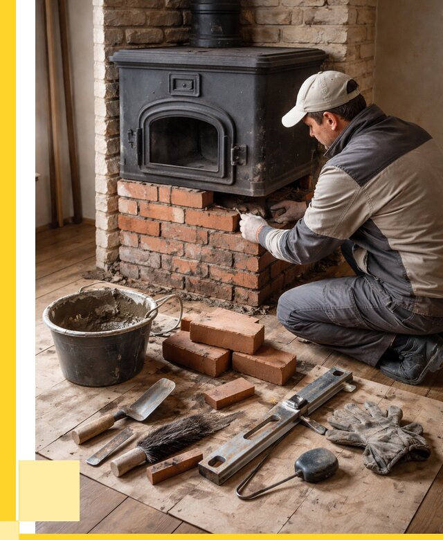 Ремонт печей в Северодвинске от 12145 р., услуги печника ЭриданСвр