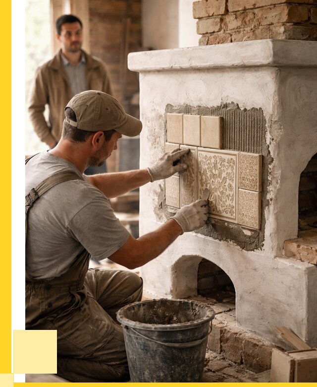 Отделка печей и банных печей в Северодвинске от 35424 р. | ЭриданСвр