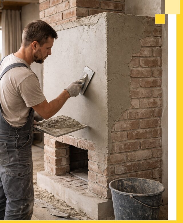 Отделка печей и облицовка каминов в Северодвинске под ключ