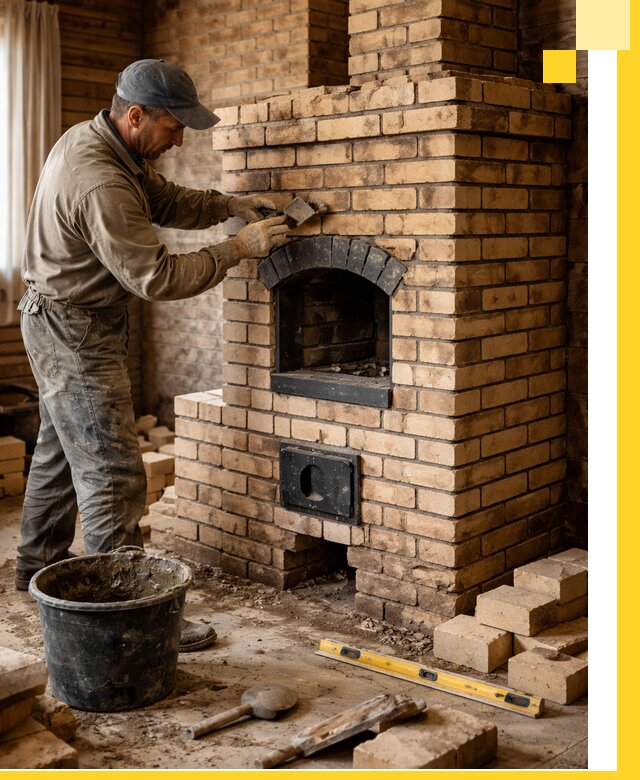 Кирпичные печи под ключ в Северодвинске: проектирование и кладка