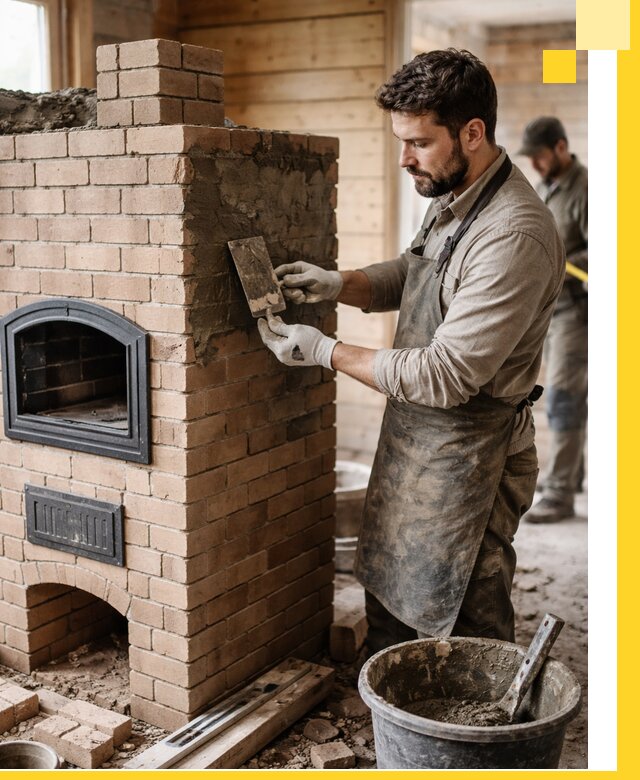 Изготовление и установка печей-шведок под ключ в Северодвинске