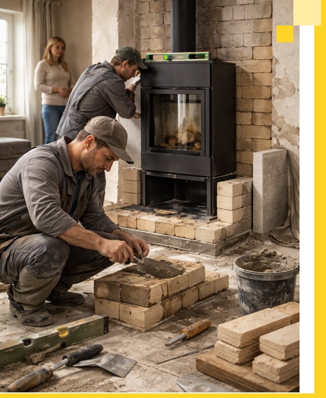 Печи и камины под ключ: проект, установка в Северодвинске