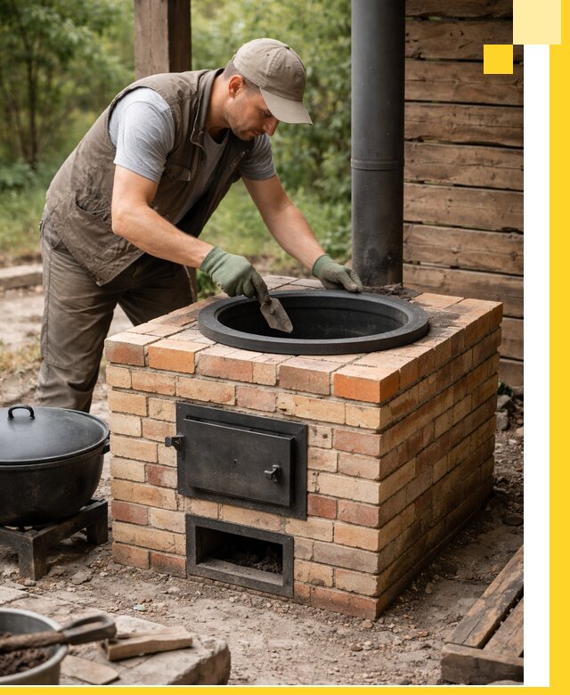 Изготовление и установка печей для казана в Северодвинске под ключ