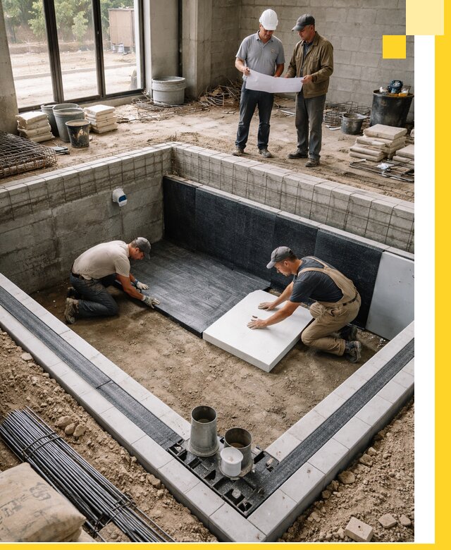 Проекты частных и общественных бассейнов под ключ в Северодвинске