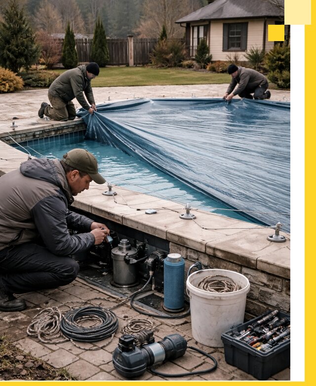 Консервация бассейнов в Северодвинске: подготовка к длительному хранению