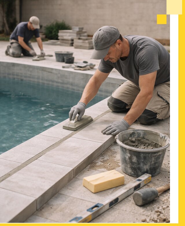 Отделка бассейнов в Северодвинске: декоративная отделка и гидроизоляция