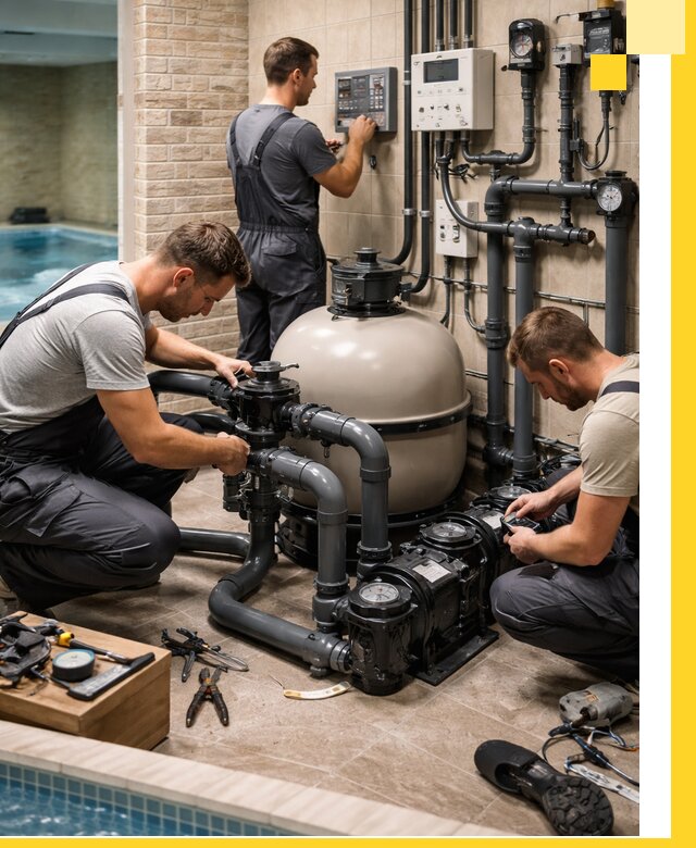 Комплексное оборудование для бассейнов под ключ в Северодвинске