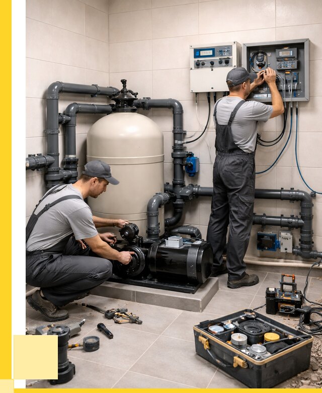 Монтаж оборудования для бассейнов в Северодвинске от 40484 р. | ЭриданСвр