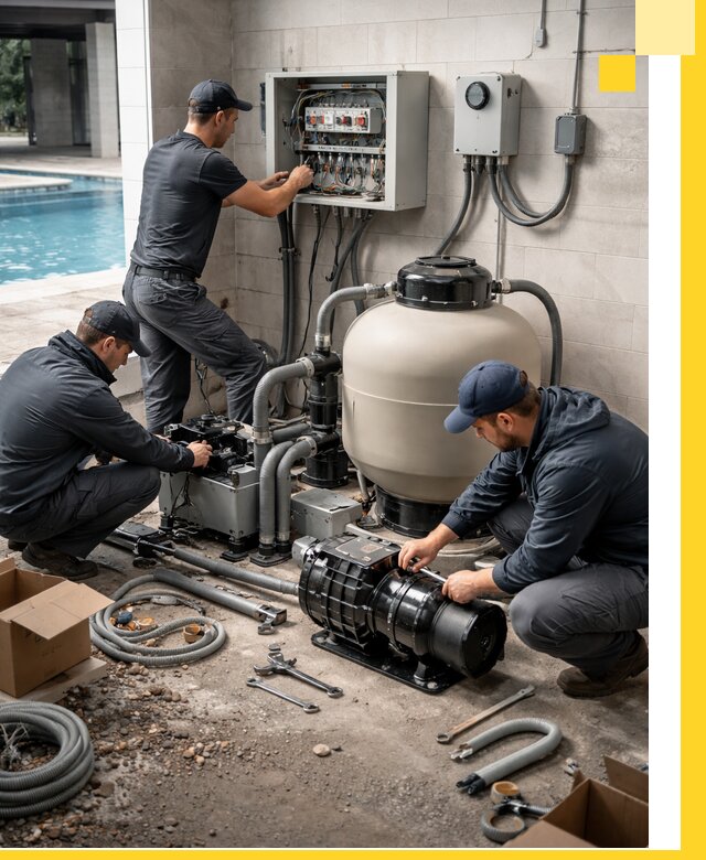 Профессиональный монтаж оборудования для бассейнов в Северодвинске