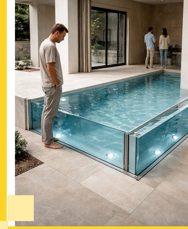 Стеклянные бассейны в Северодвинске от 1214520 р. | ЭриданСвр — мозаика