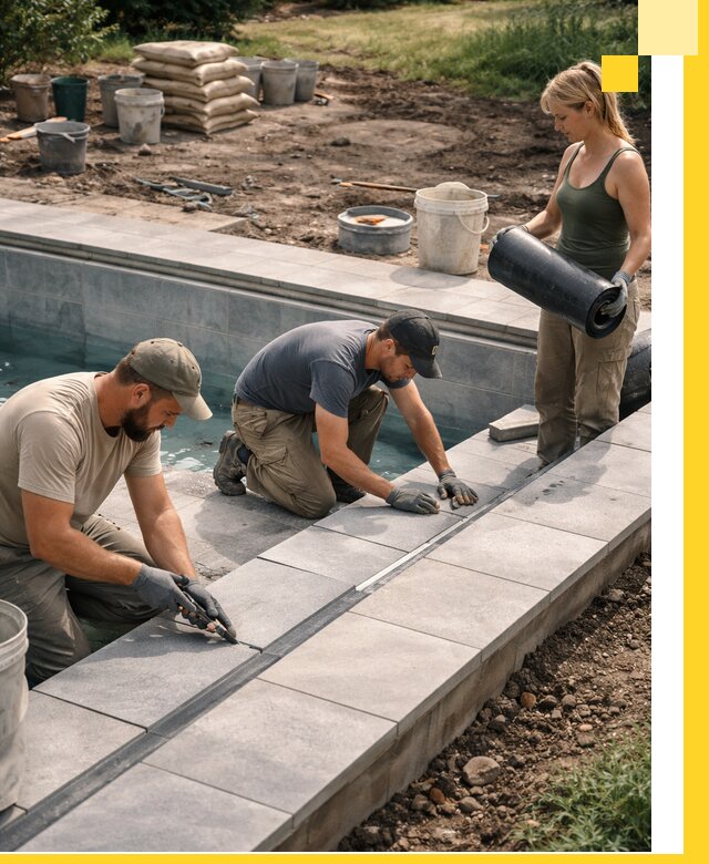 Строительство и монтаж уличных бассейнов под ключ в Северодвинске