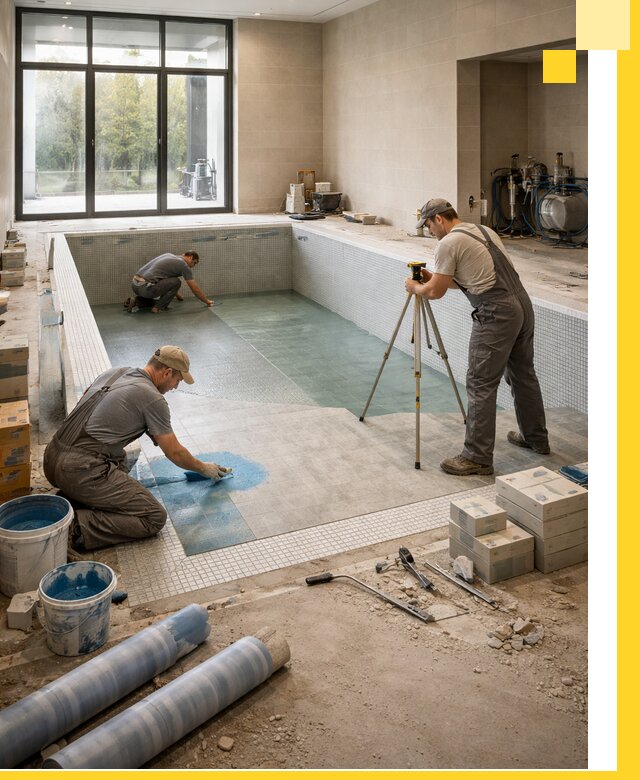 Проект и строительство закрытых бассейнов в Северодвинске под ключ