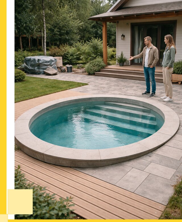 Бассейн на даче под ключ в Северодвинске от 202420 р., ЭриданСвр