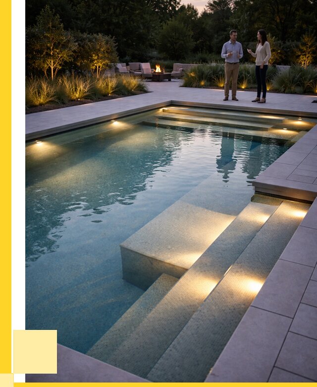 Освещение бассейнов в Северодвинске под ключ от 25303 р. | ЭриданСвр