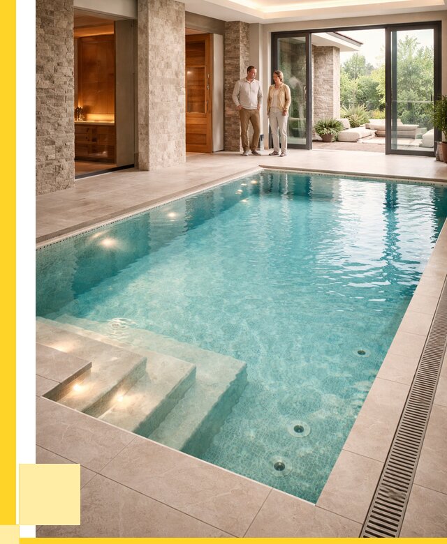 Бассейн во дворе в Северодвинске: проект, отделка от 1214520 р. | ЭриданСвр