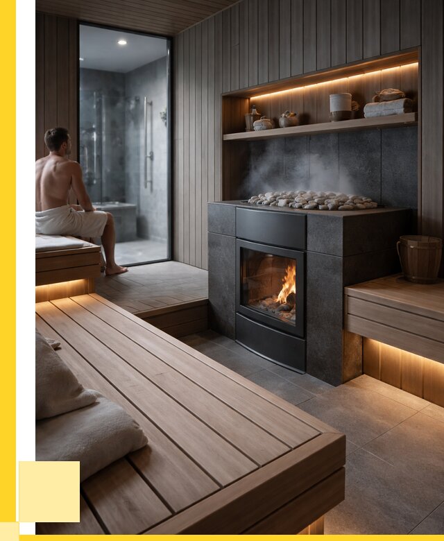 Проект сауны в частном доме в Северодвинске от 35424 р. | ЭриданСвр