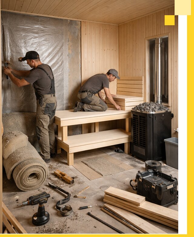 Проекты саун под ключ в Северодвинске дизайн и строительство