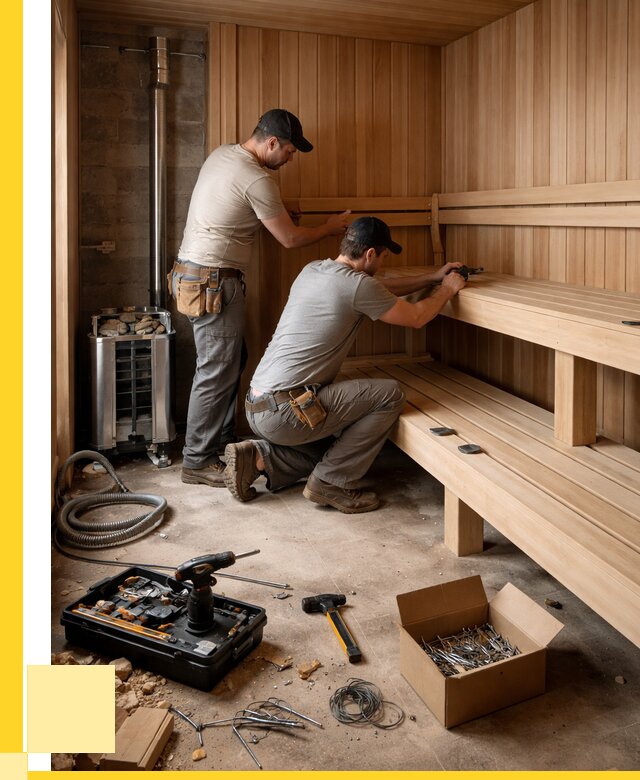 Монтаж саун под ключ в Северодвинске от 121452 р. | ЭриданСвр