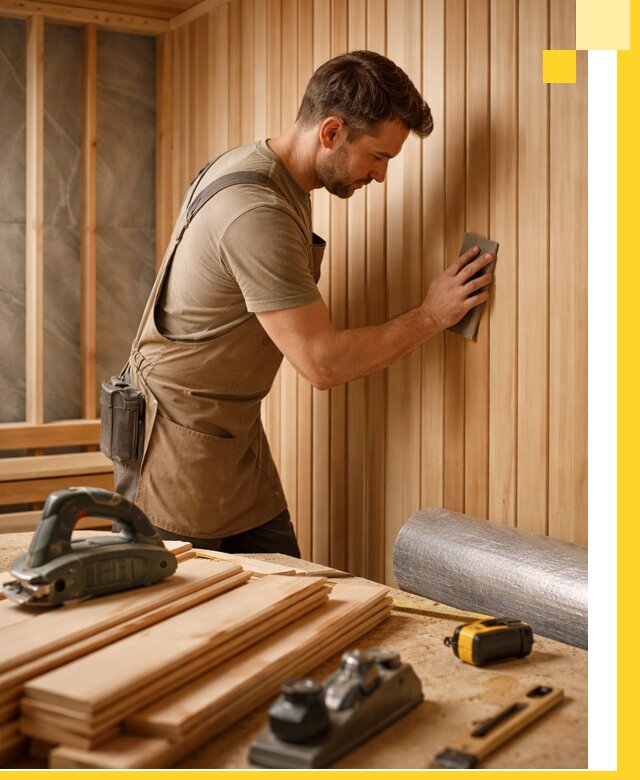 Профессиональная отделка саун и парных под ключ в Северодвинске