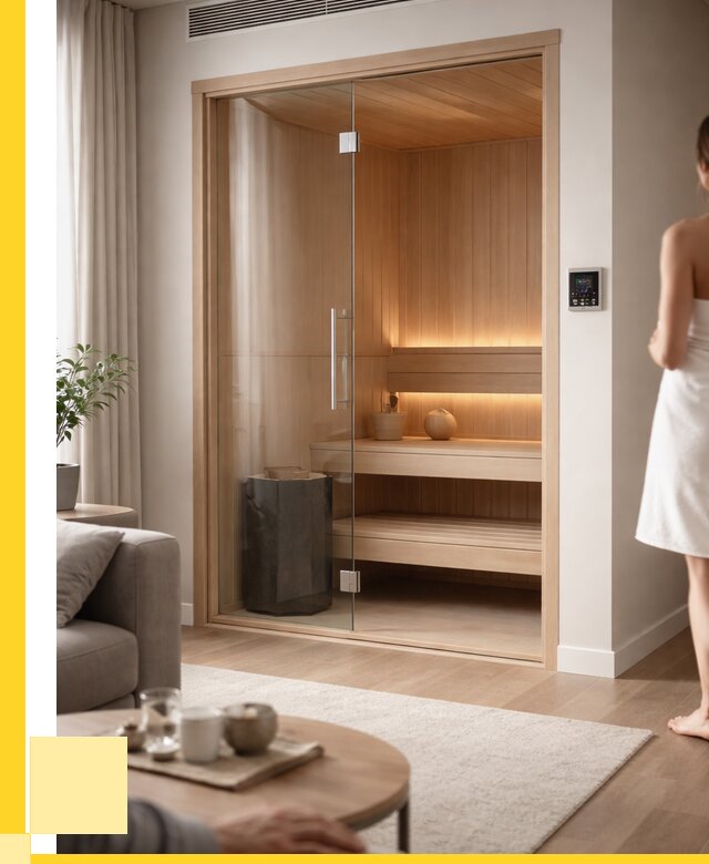 Сауна в квартире под ключ в Северодвинске от 121452 р. ЭриданСвр