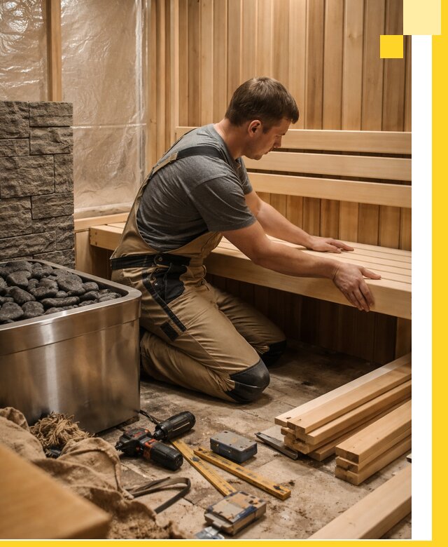 Сауны для дома под ключ с проектированием и монтажом в Северодвинске