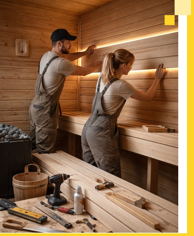 Дизайн саун и бань под ключ с индивидуальным проектом в Северодвинске