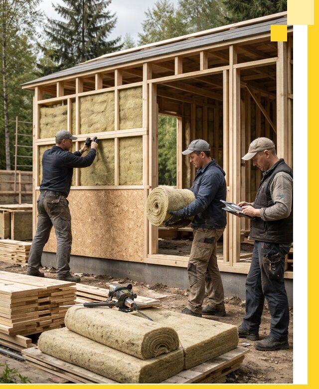 Проектирование и строительство каркасных бань в Северодвинске под ключ