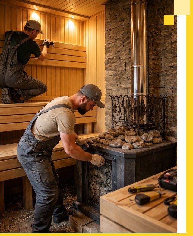 Комплексный дизайн бань, саун и зон отдыха в Северодвинске