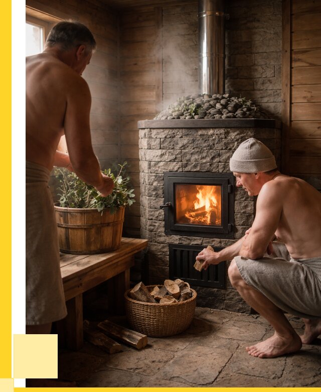 Банные печи под ключ в Северодвинске от 45545 р. | ЭриданСвр кирпичная