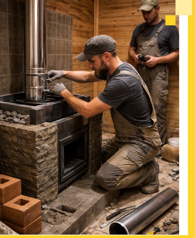 Изготовление и установка банных печей под ключ в Северодвинске