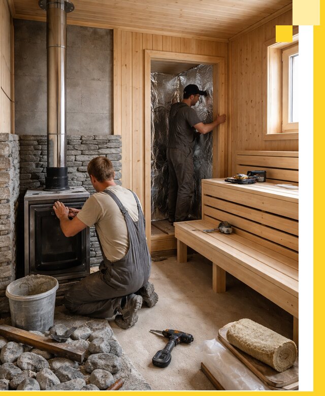 Строительство и изготовление бань под ключ в Северодвинске