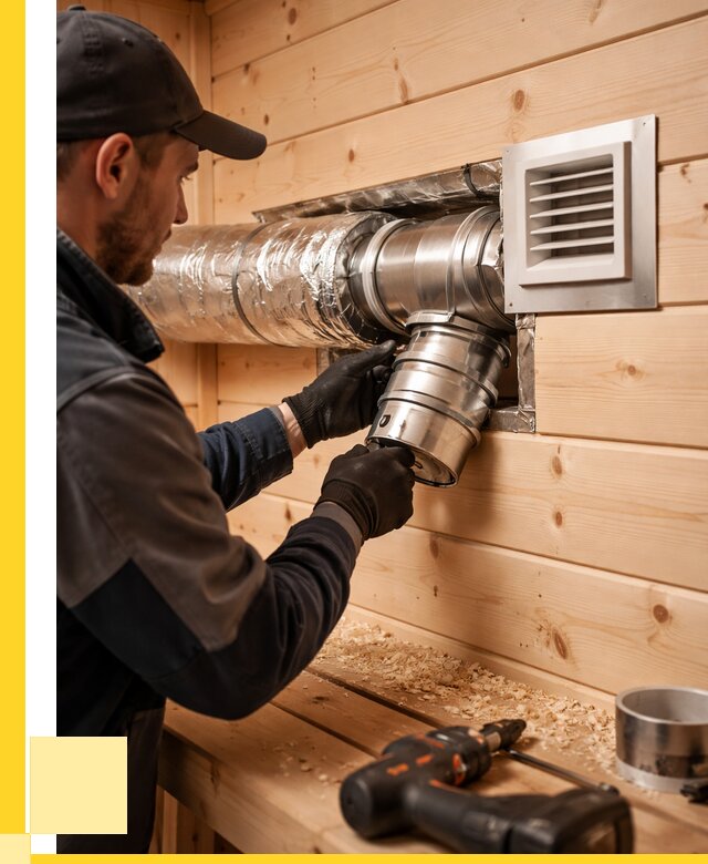 Монтаж вентиляции бани в Северодвинске от 12145 р. | ЭриданСвр