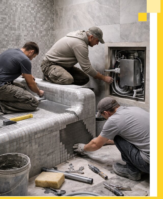 Проекты хамамов под ключ в Северодвинске и дизайн и строительство