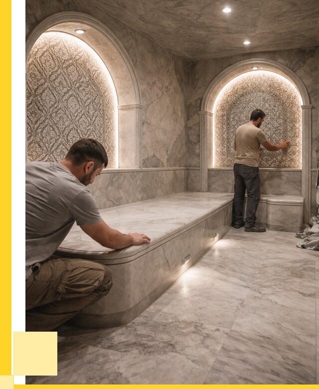 Турецкие бани под ключ в Северодвинске от 253025 р. | ЭриданСвр