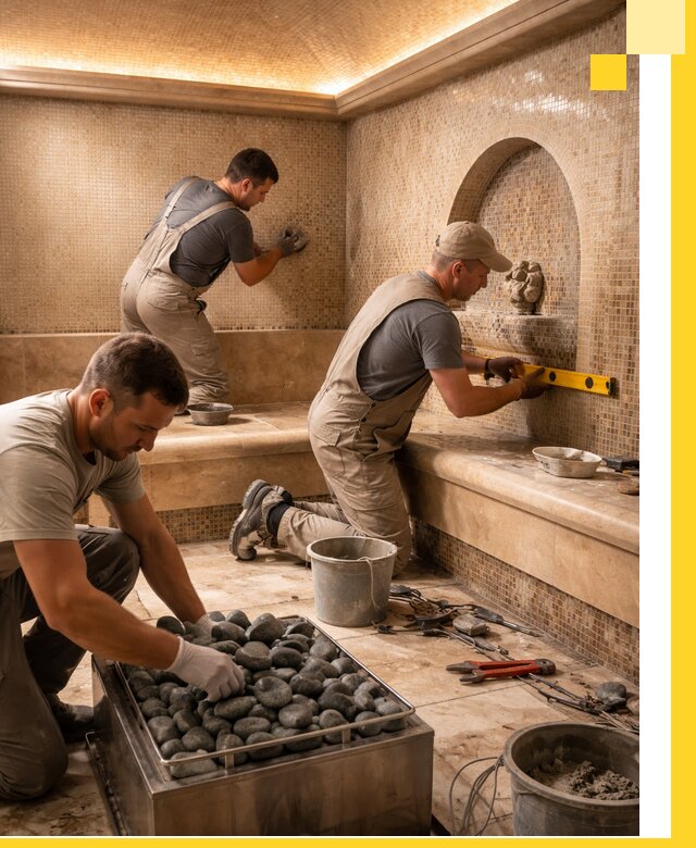 Проектирование и строительство хамама и сауны в Северодвинске