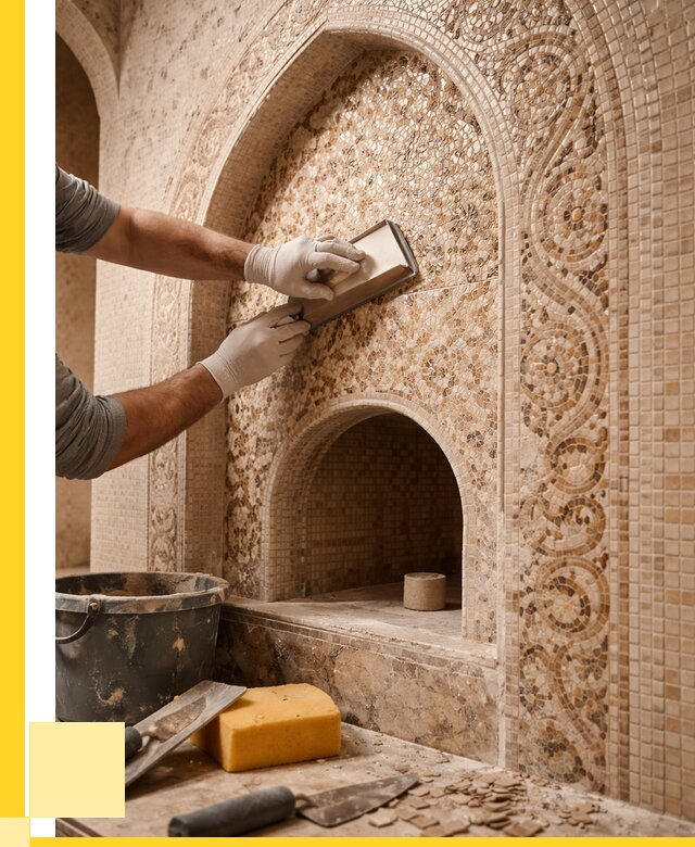 Мозаика для хамама в Северодвинске под ключ от 5061 р. | ЭриданСвр